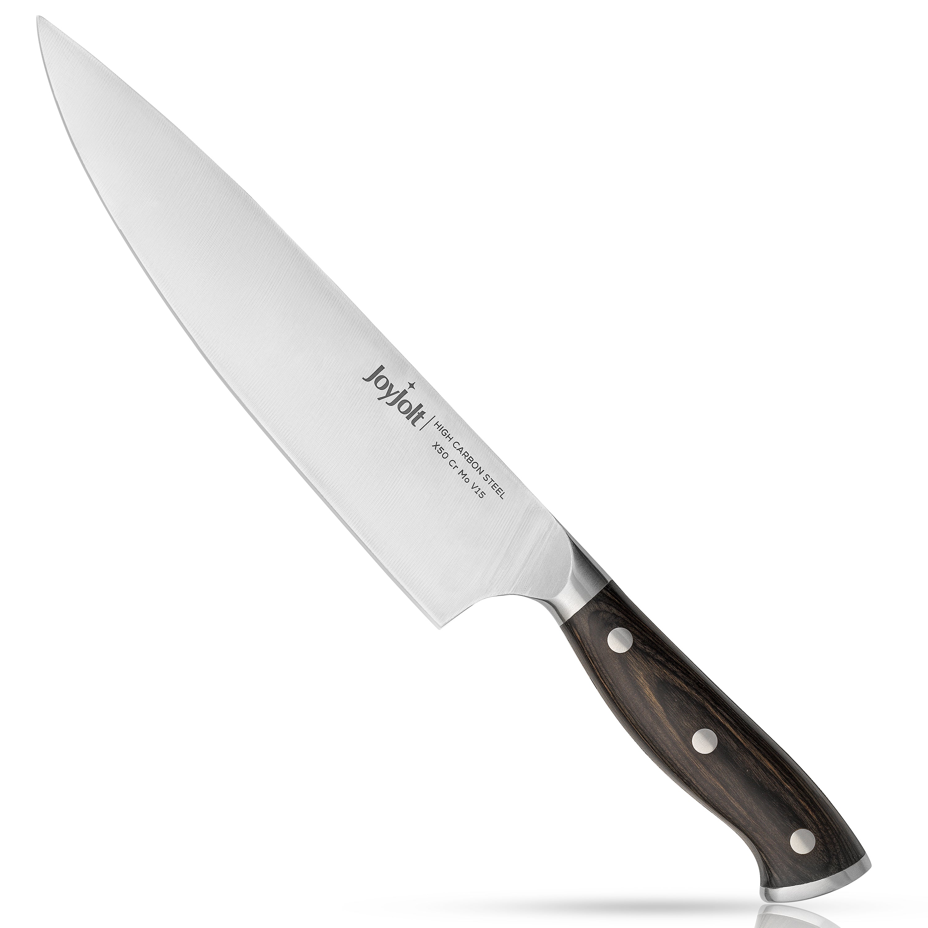 joyjolt-8-chef-knife-high-carbon-german-steel-with-pakkawood-handle image 1