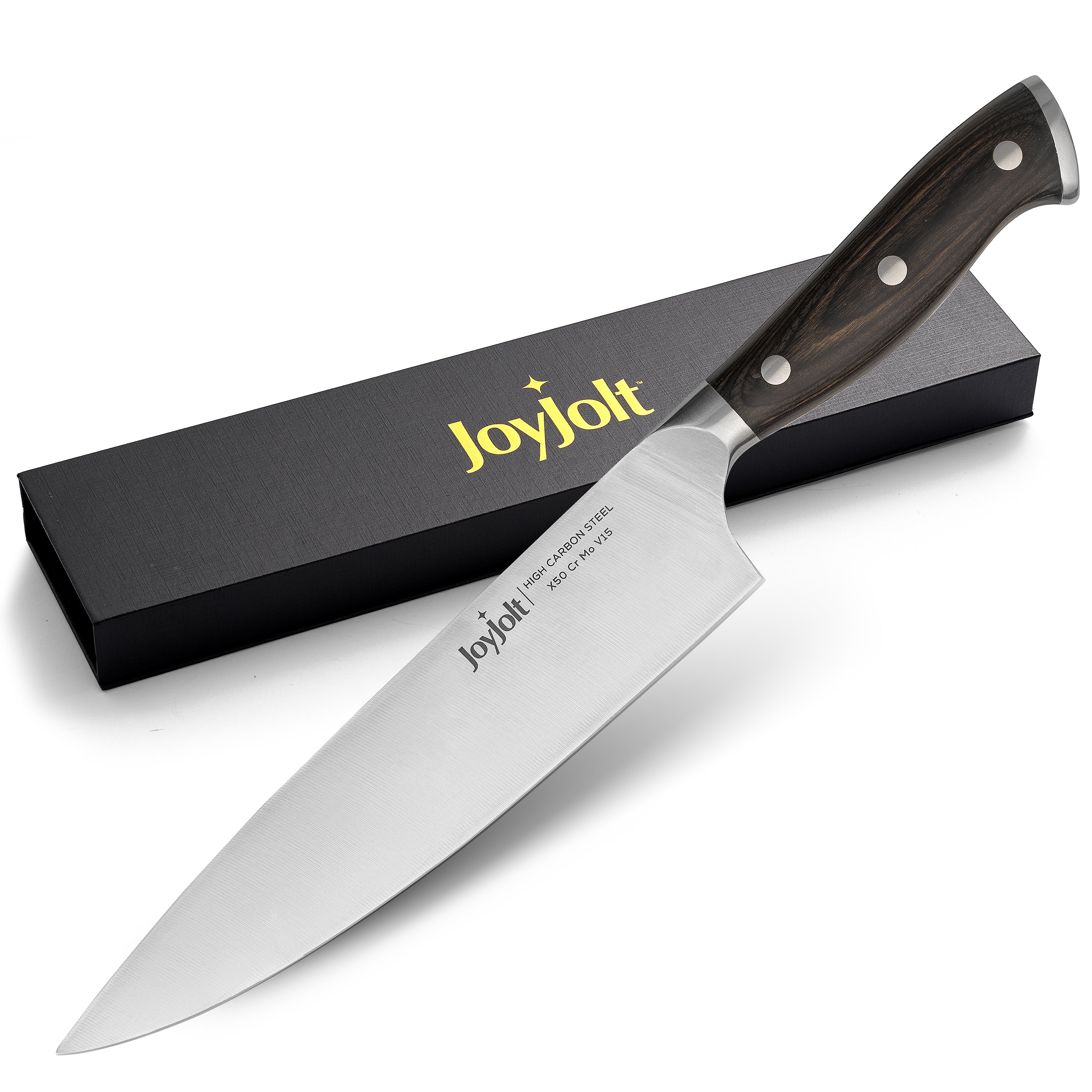 joyjolt-8-chef-knife-high-carbon-german-steel-with-pakkawood-handle image 7