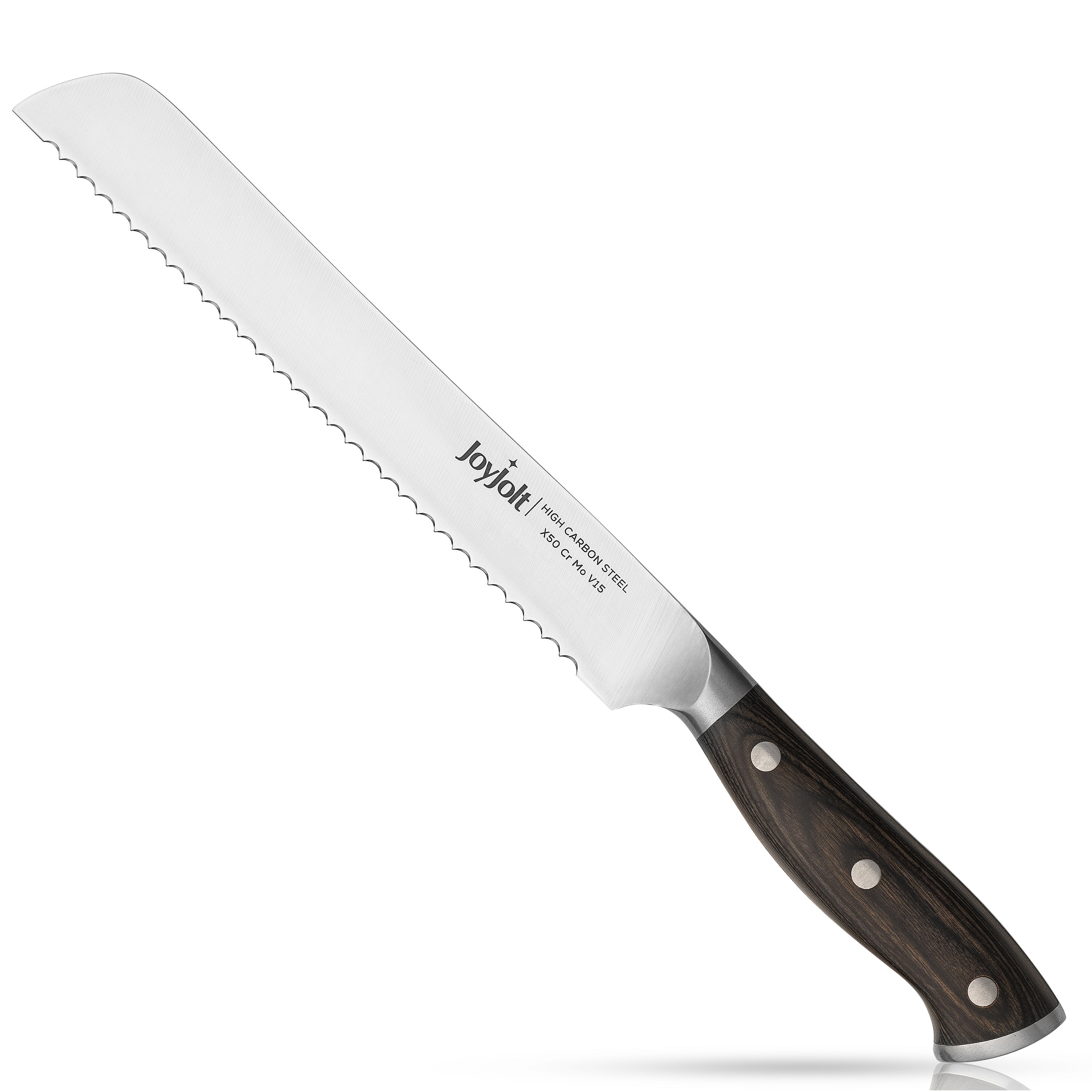 joyjolt-8-inch-bread-knife-high-carbon-german-steel-with-pakkawood-handle image 1
