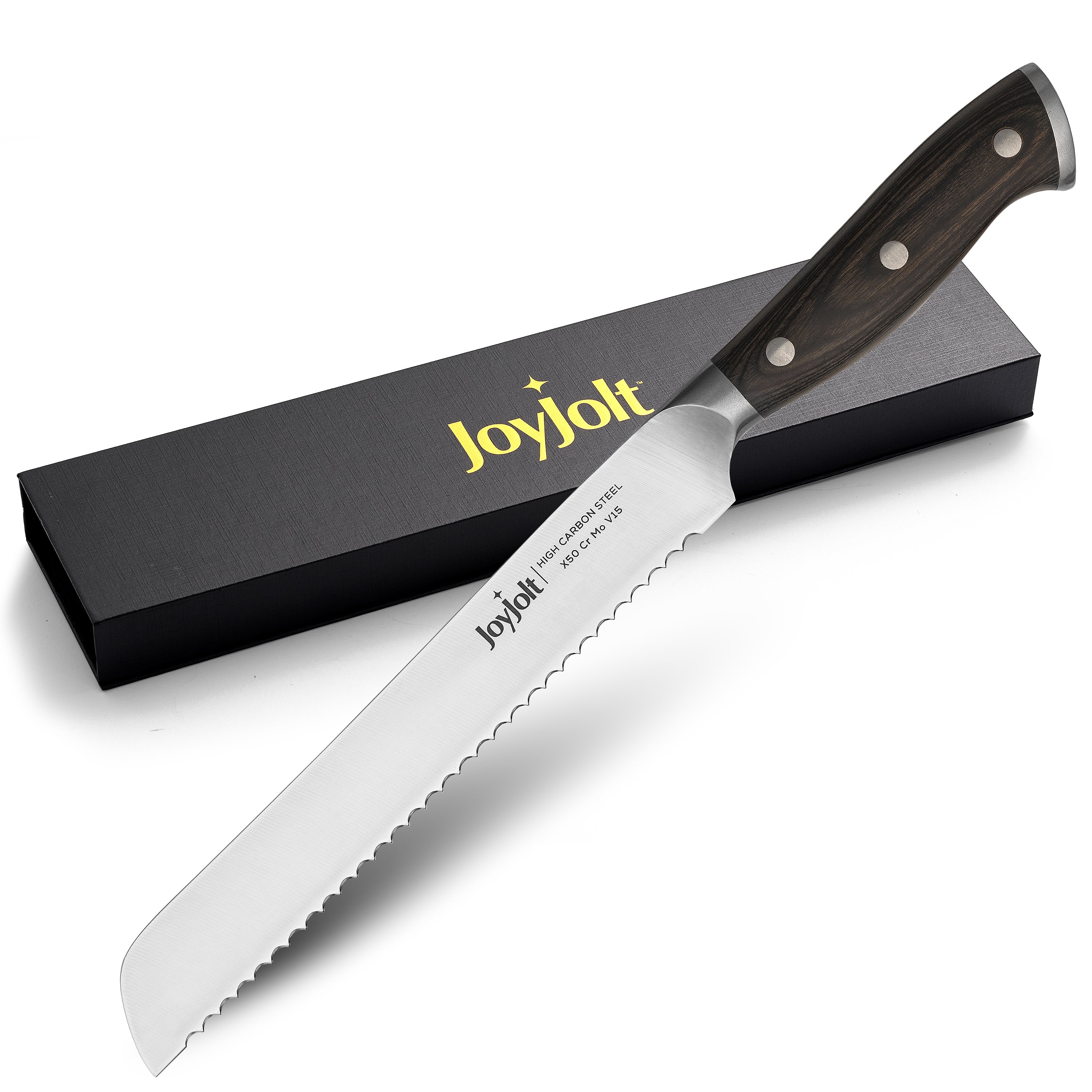 joyjolt-8-inch-bread-knife-high-carbon-german-steel-with-pakkawood-handle image 7