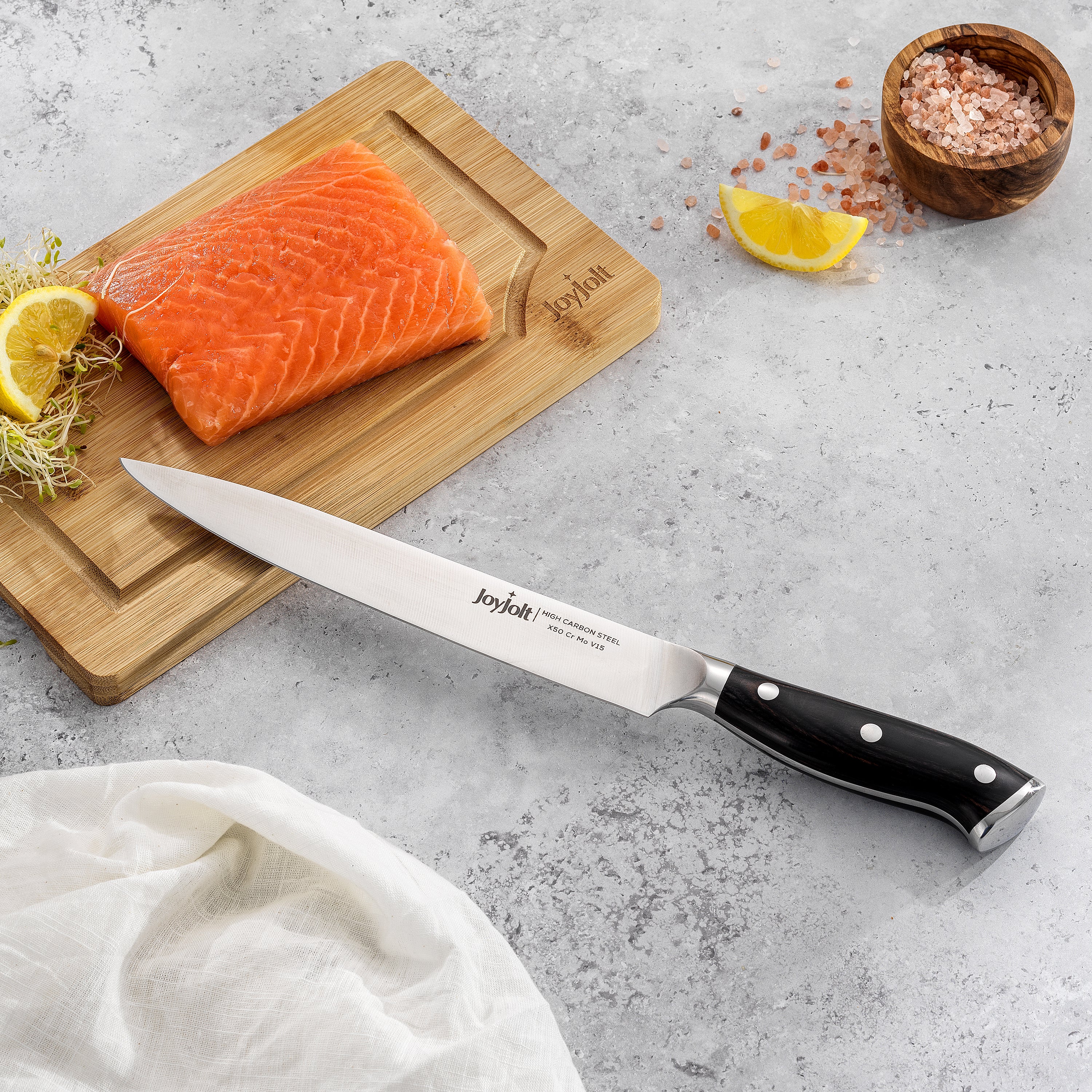 joyjolt-8-inch-slicing-knife-high-carbon-german-steel-pakkawood-handle image 5