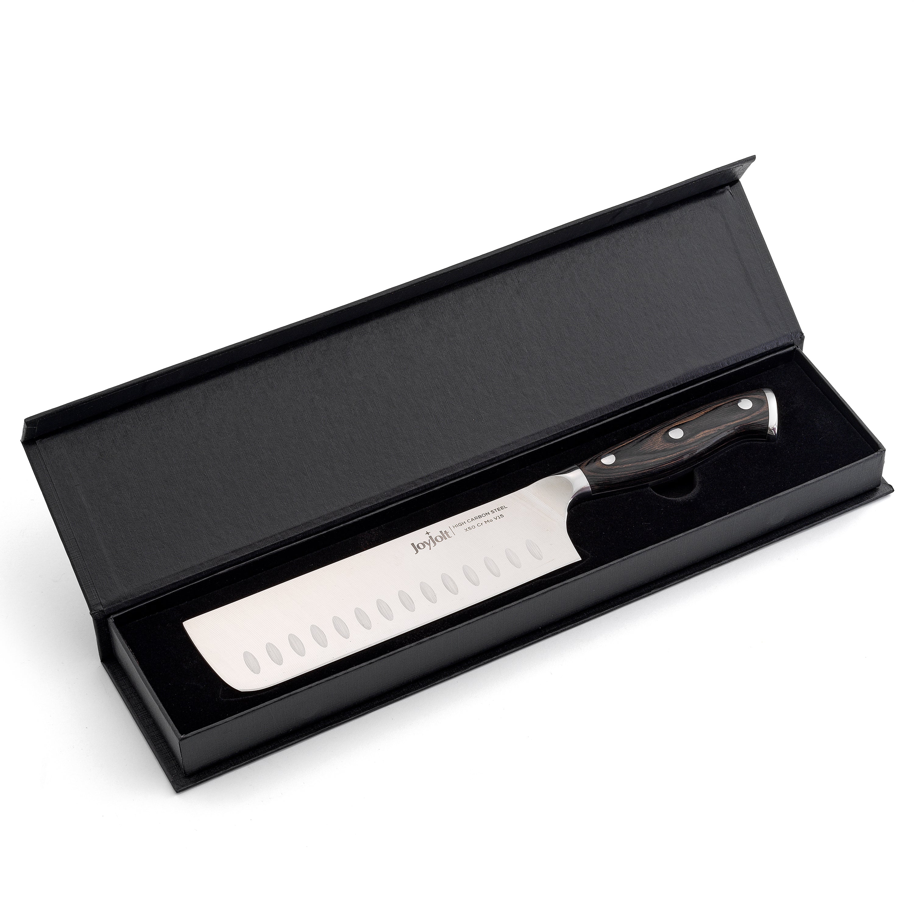 joyjolt-7-inch-nakiri-knife-with-pakkawood-handle image 3