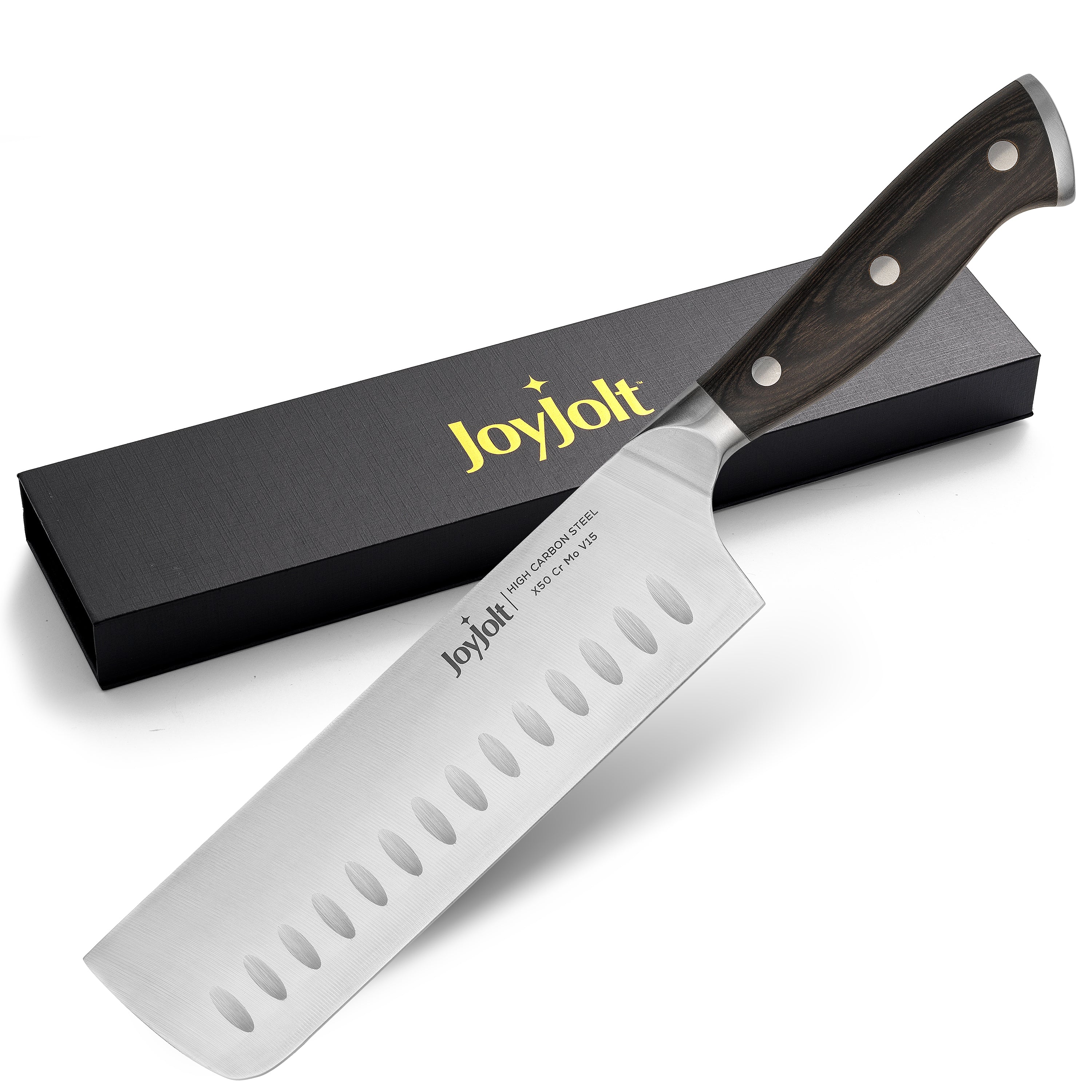 joyjolt-7-inch-nakiri-knife-with-pakkawood-handle image 7