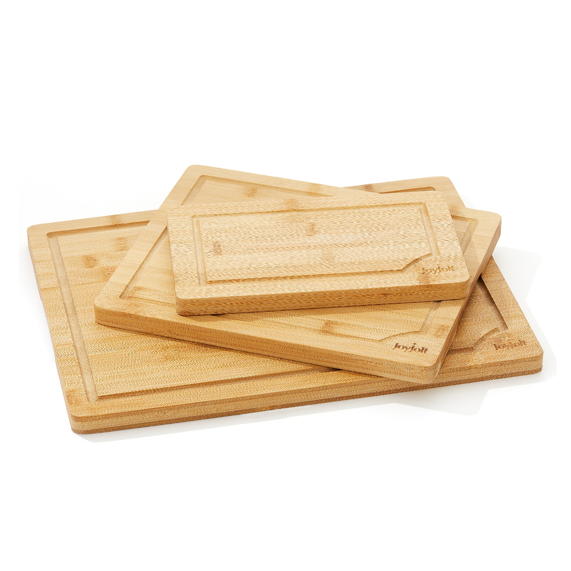 joyjolt-3-piece-bamboo-cutting-board-set image 1