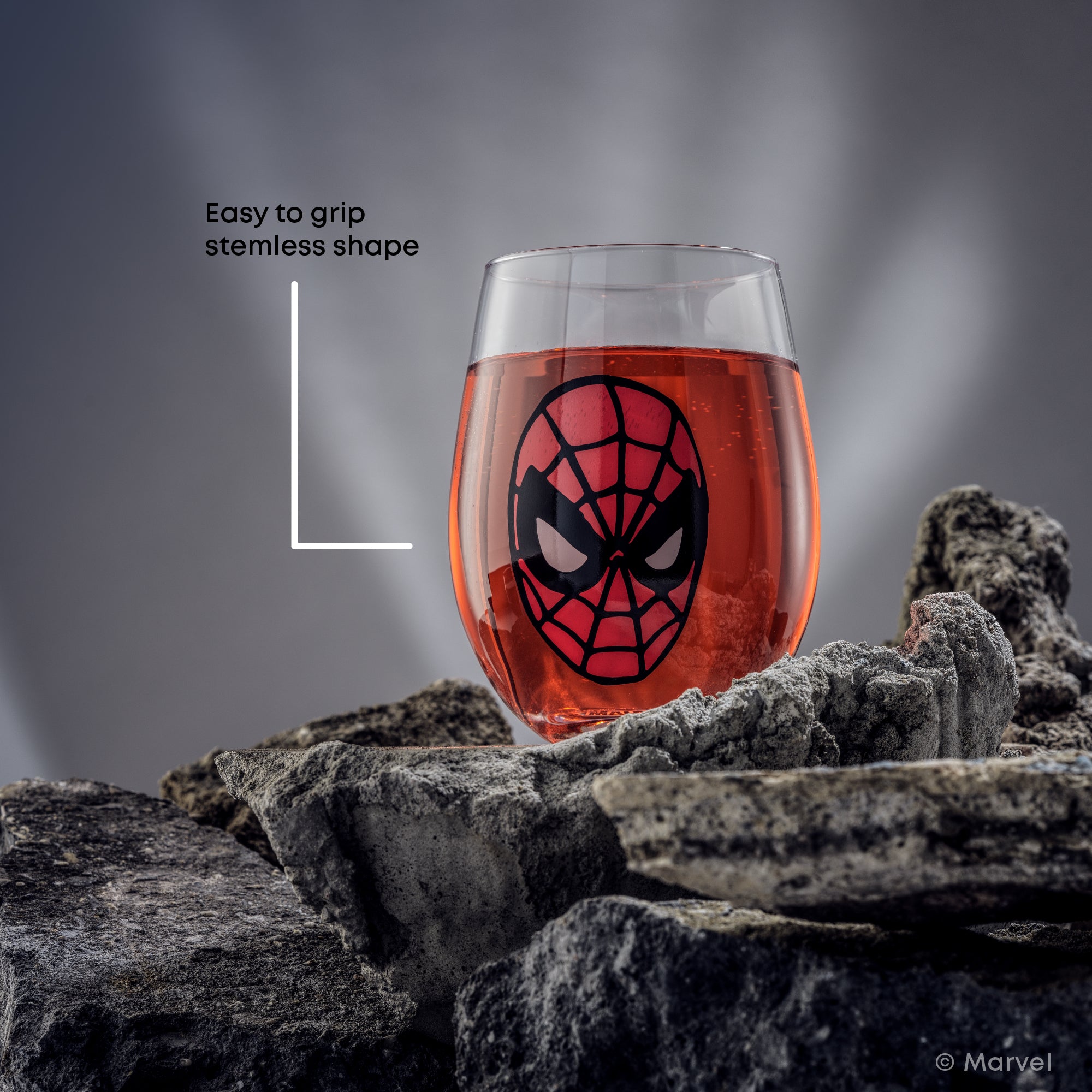 joyjolt-marvel-heroes-stemless-drinking-glasses-set-of-4-19-oz image 4