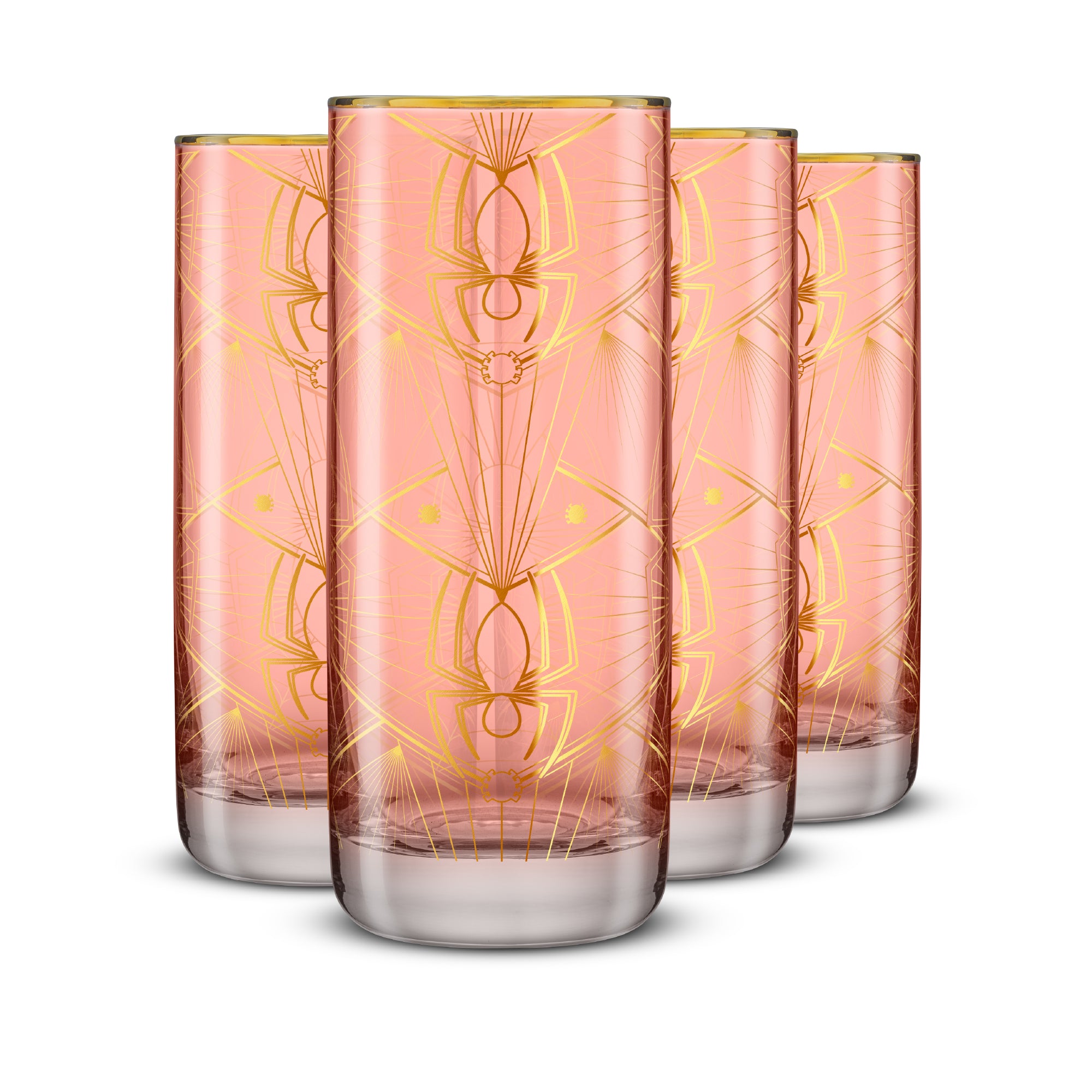 joyjolt-marvel-spider-man-legacy-tall-drinking-glasses-13-oz-set-of-4 image 3