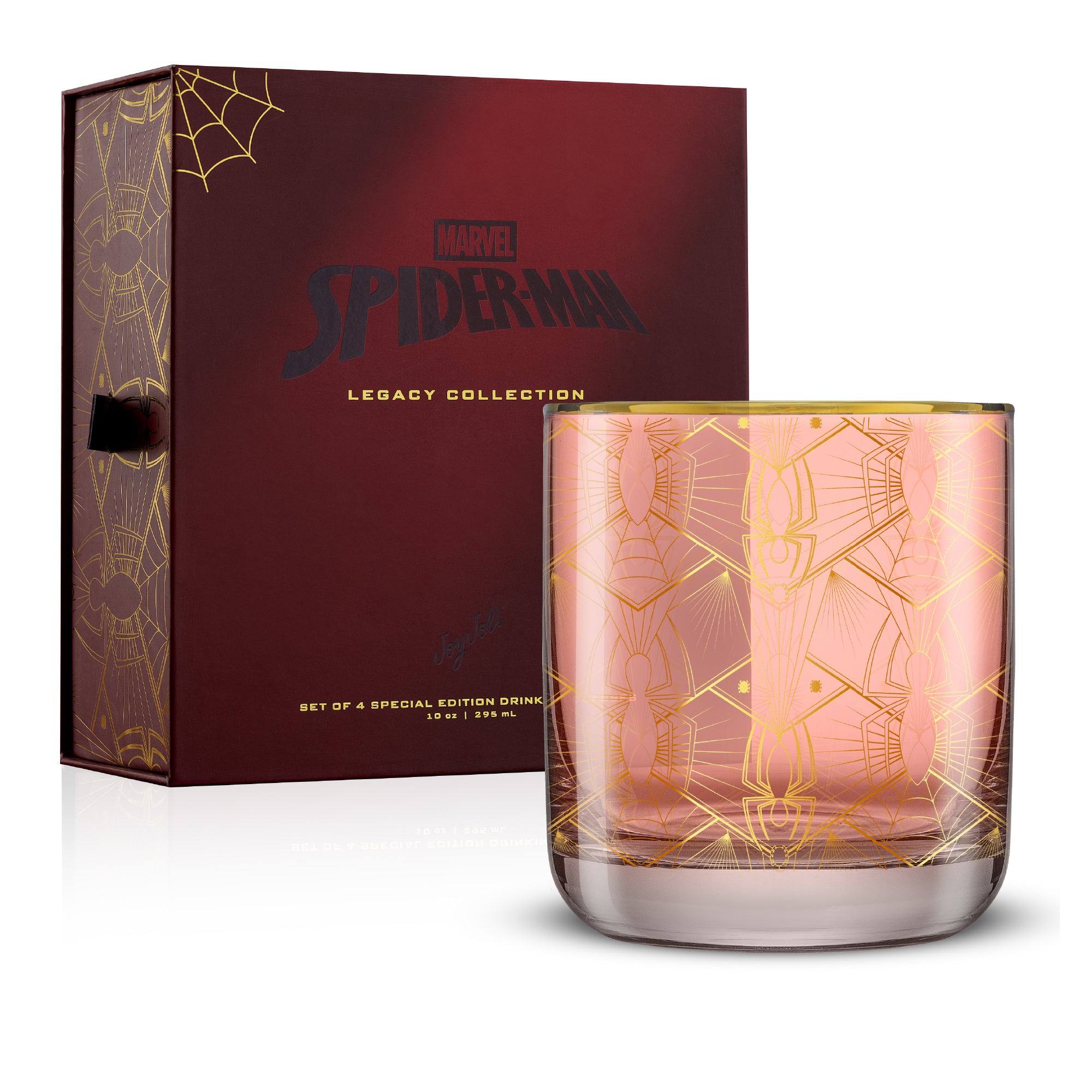 joyjolt-marvel-spider-man-legacy-short-glasses-set-of-4 image 1