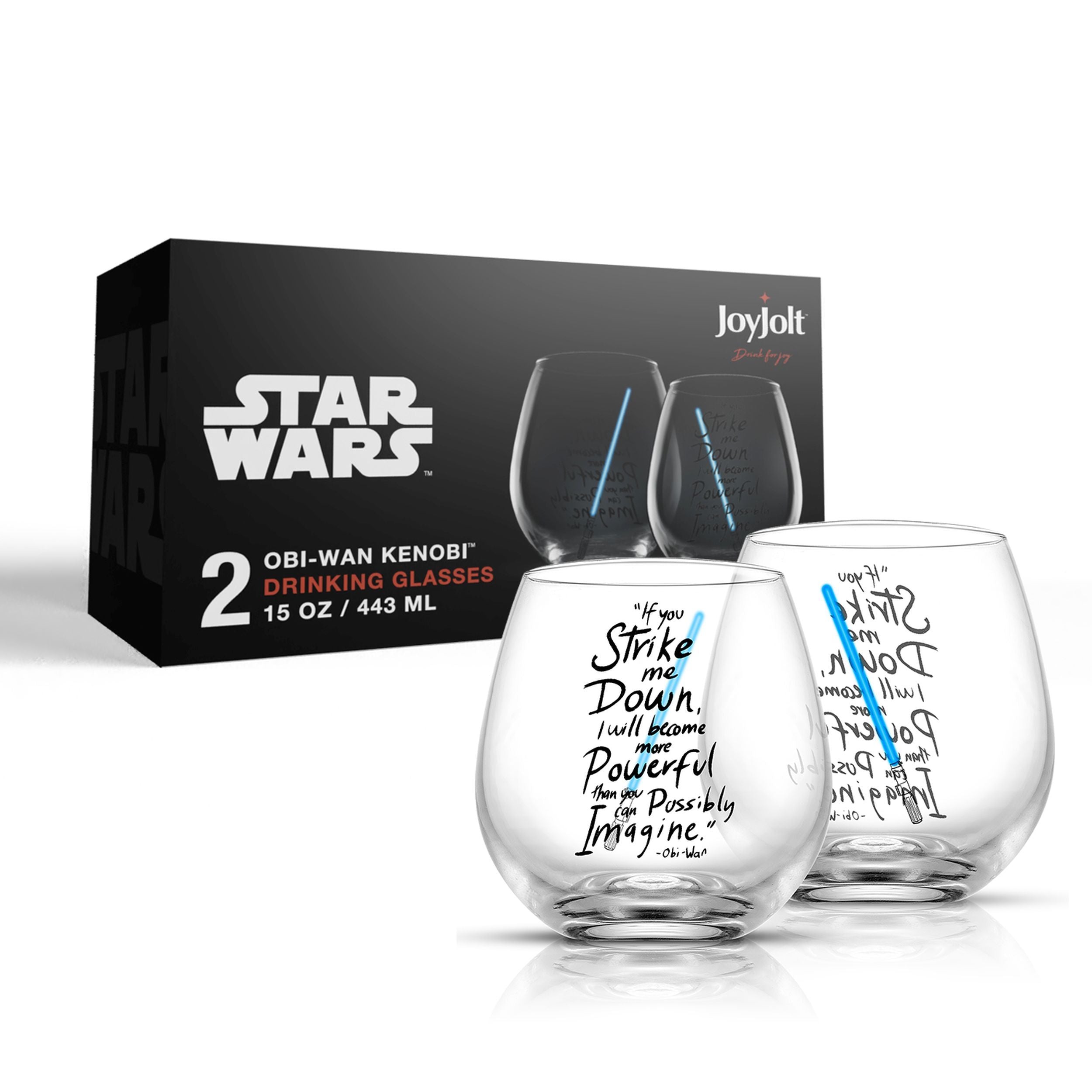 star-wars-obi-wan-kenobi-stemless-lightsaber-drinking-glass-set image 5