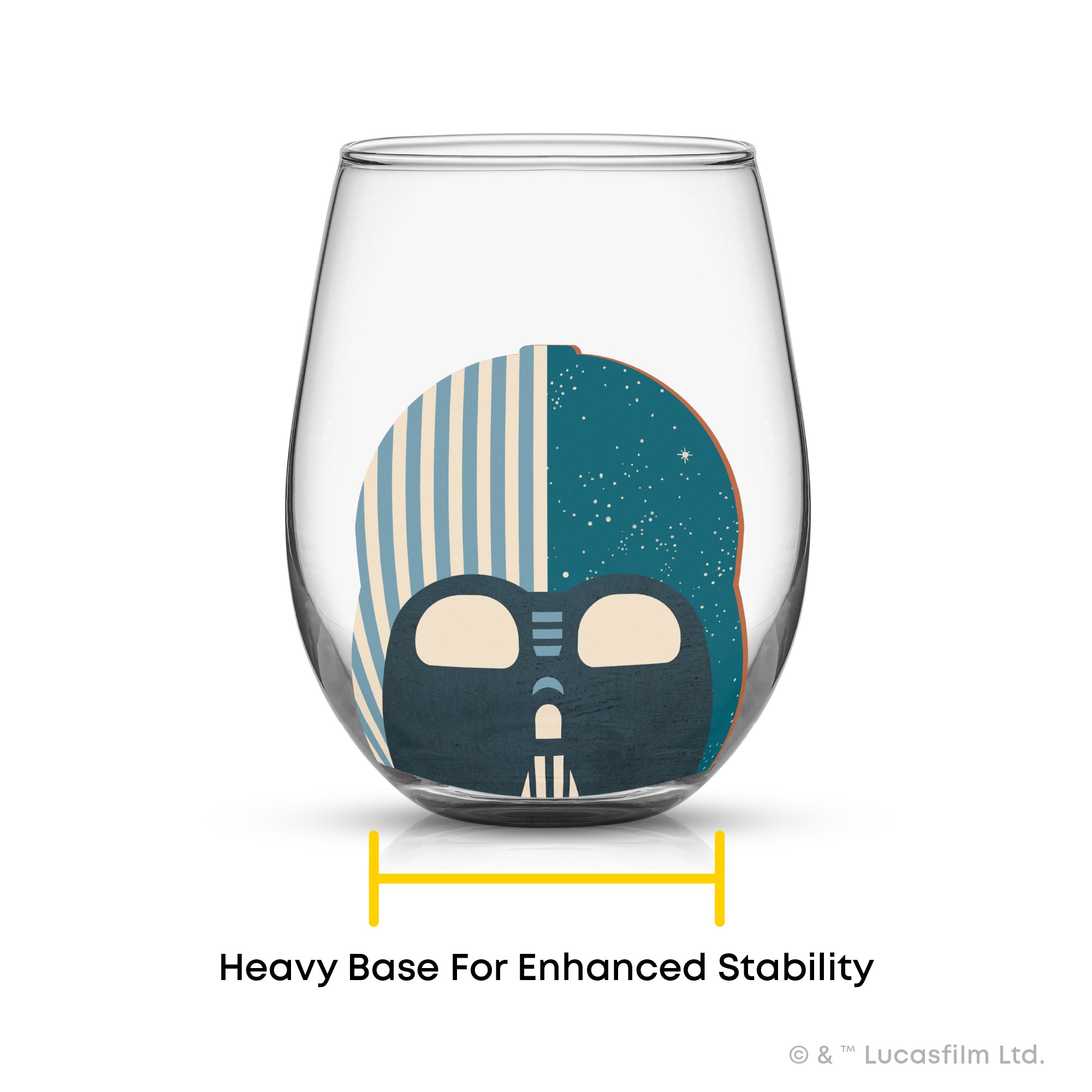 joyjolt-star-wars-helmet-hues-stemless-glass-set-4-pack-19-oz-lead-free-drinking image 3
