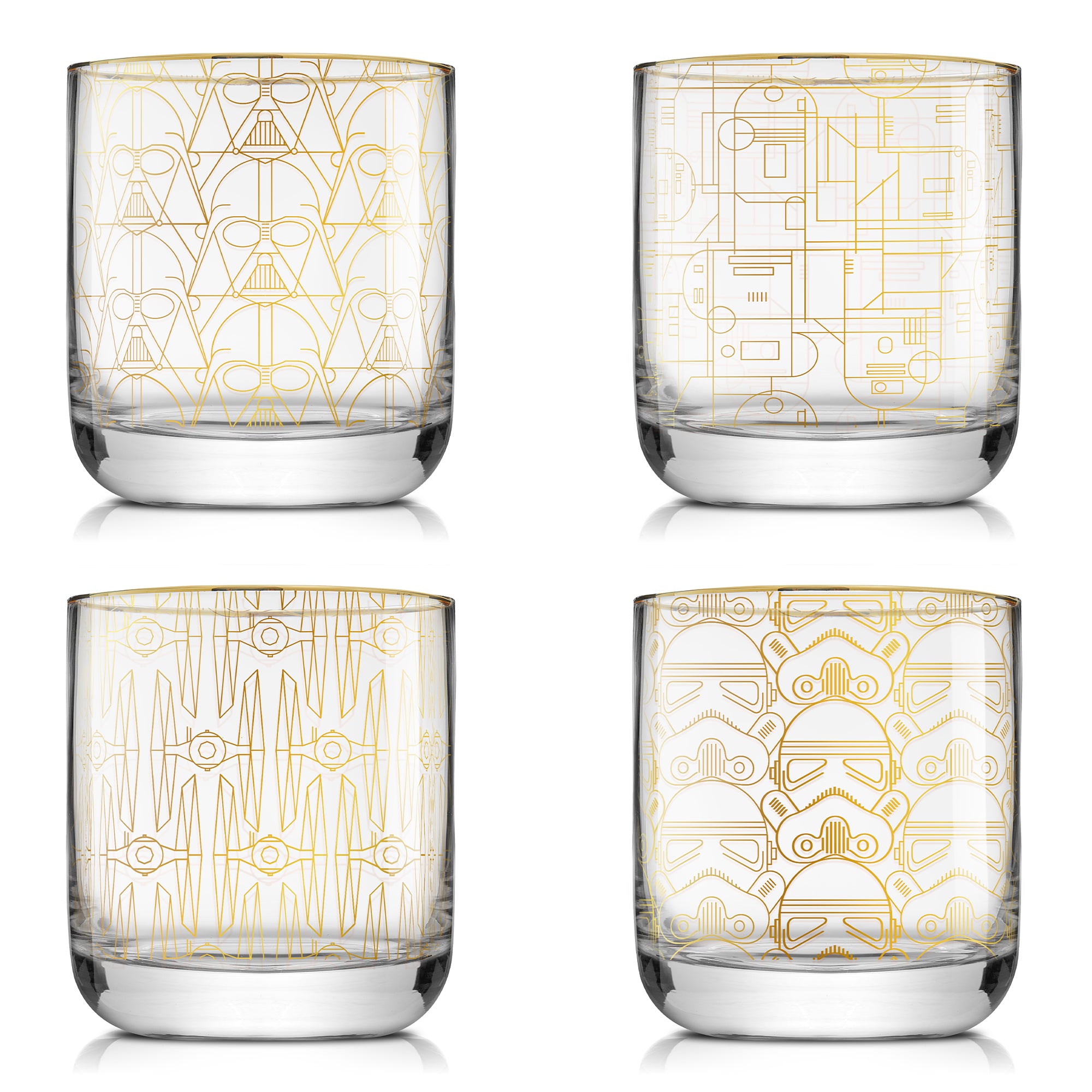 joyjolt-star-wars-deco-collection-short-glasses-set-of-4-limited-edition-art-dec image 3