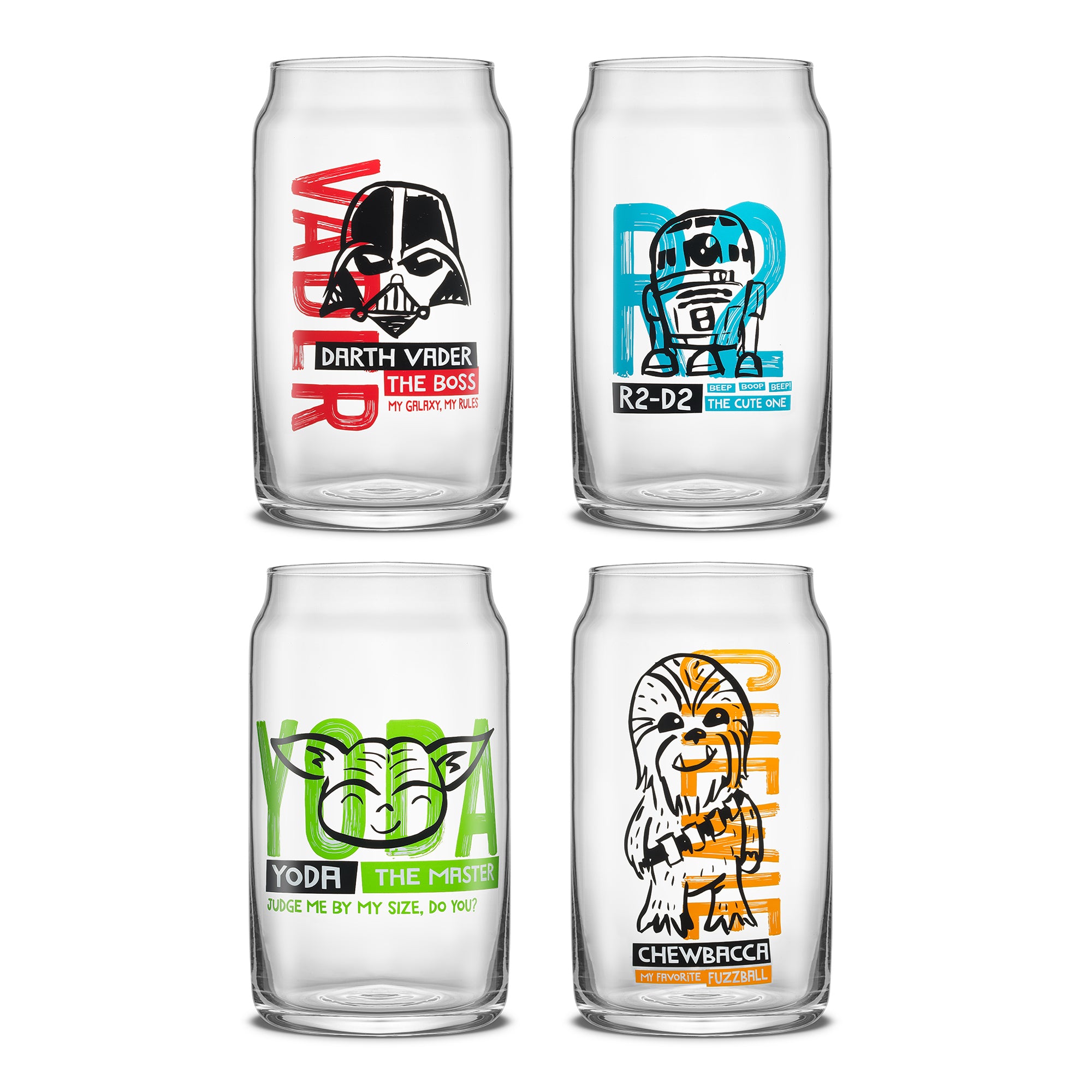 star-wars-galaxy-of-adventures-now-playing-tumbler-glasses-set-of-4 image 1
