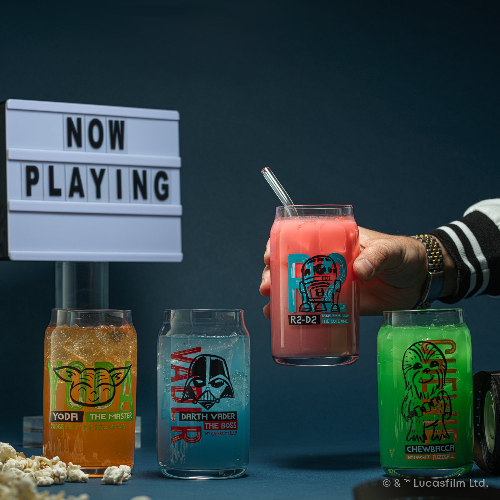 star-wars-galaxy-of-adventures-now-playing-tumbler-glasses-set-of-4 image 2