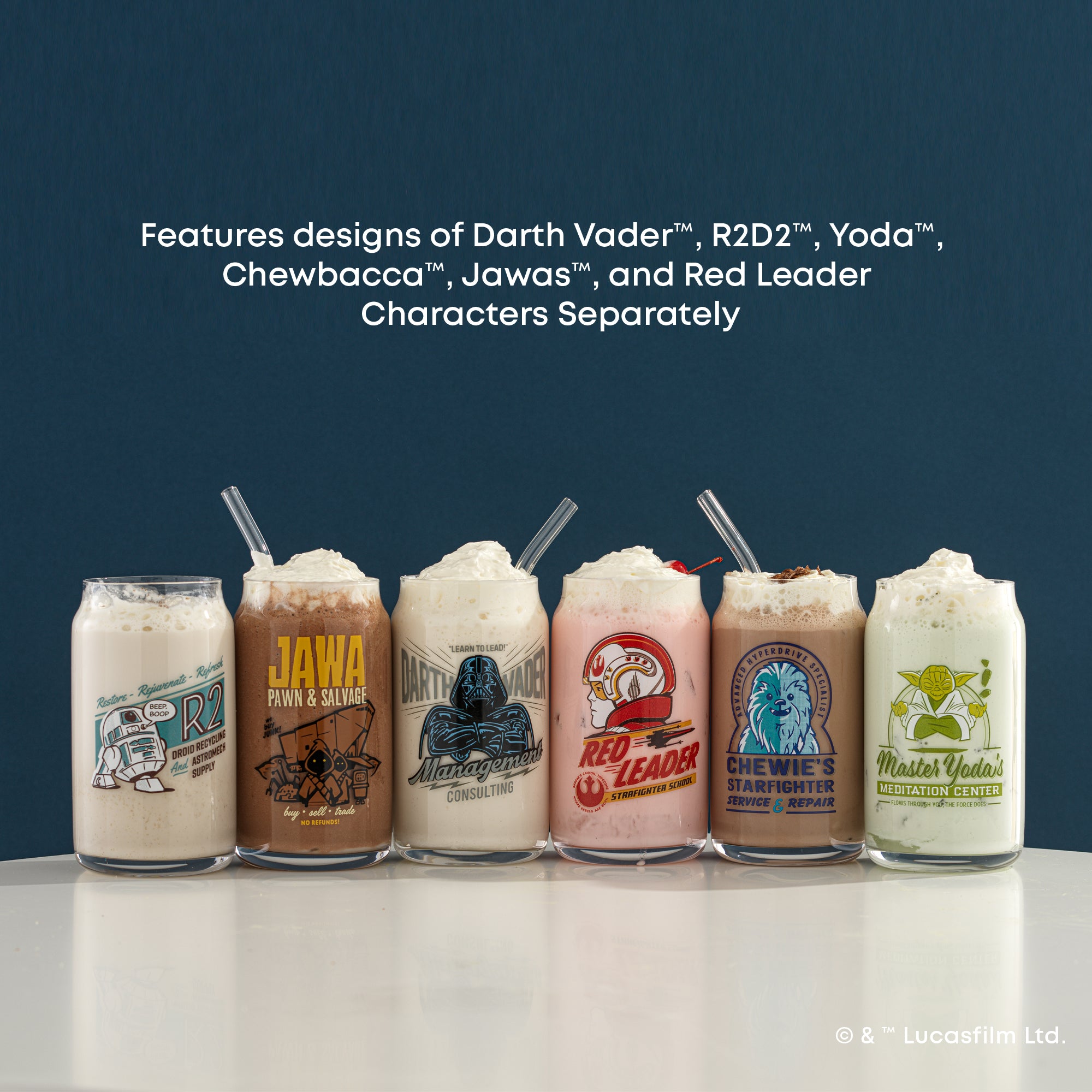 joyjolt-star-wars-retro-vintage-tumbler-glasses-set-of-6 image 4