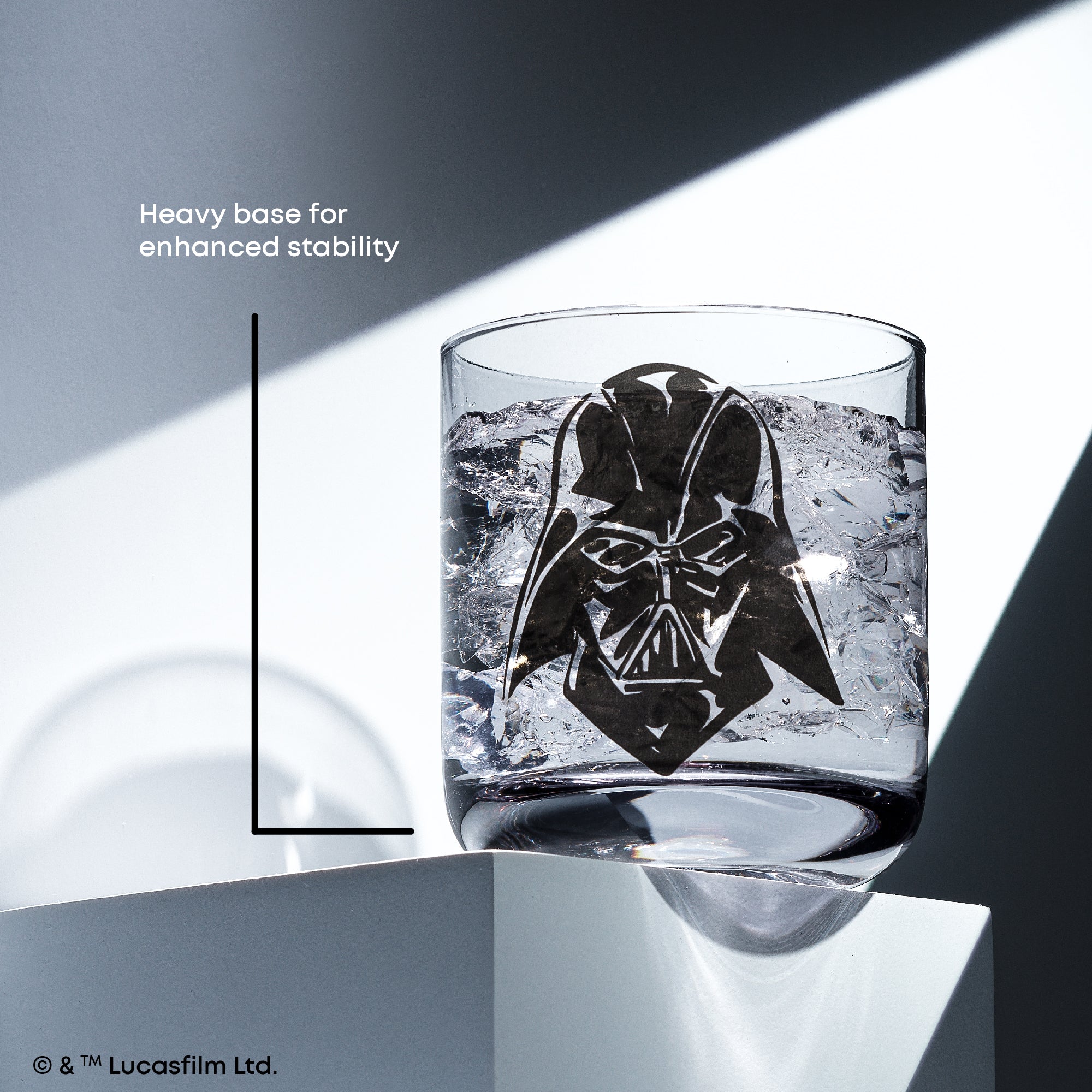 joyjolt-star-wars-dark-side-monochrome-short-drinking-glasses-set-of-2 image 3