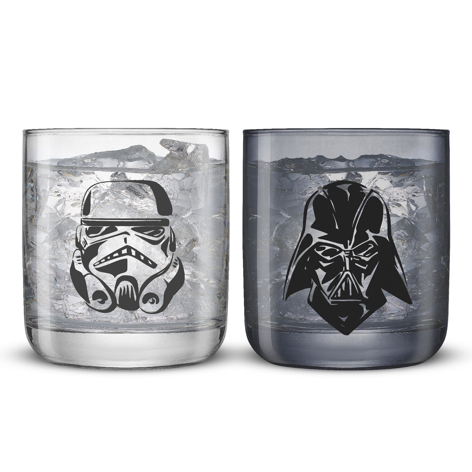 joyjolt-star-wars-dark-side-monochrome-short-drinking-glasses-set-of-2 image 7