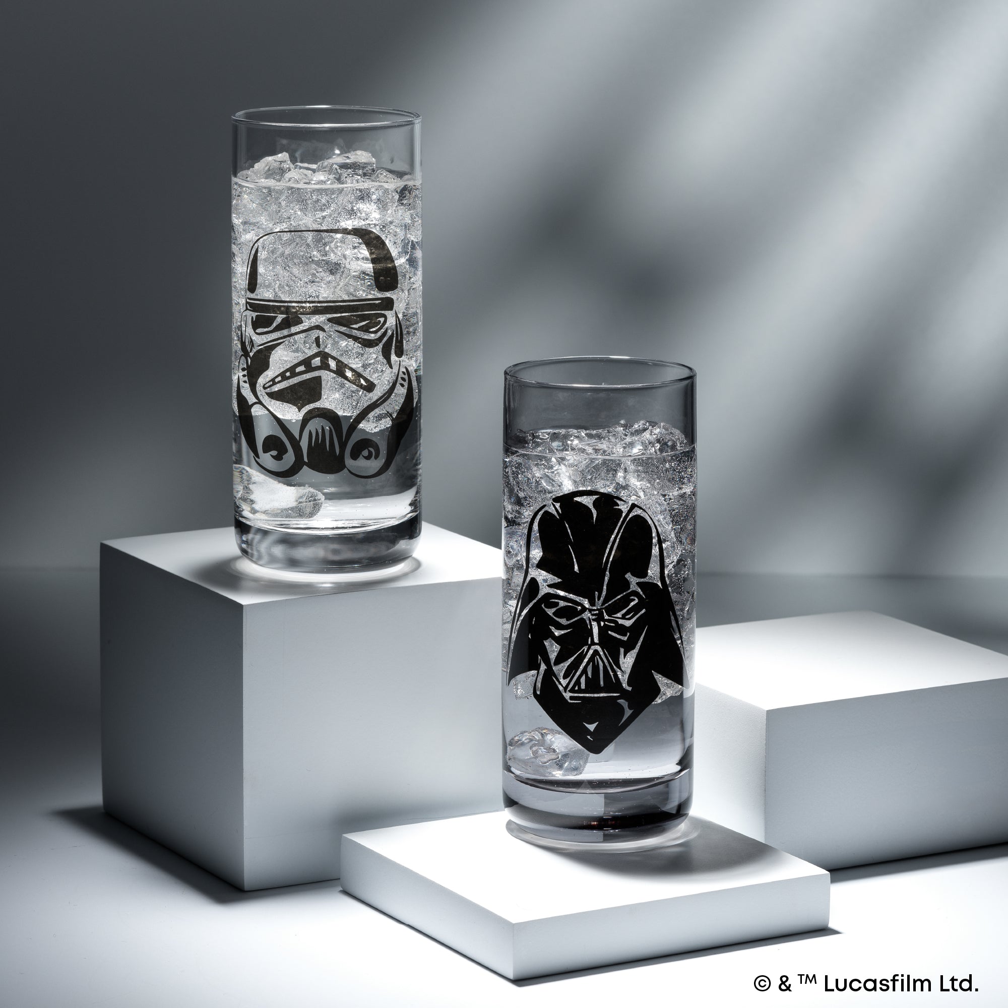 joyjolt-star-wars-dark-side-monochrome-tall-drinking-glasses-set-of-2-darth-vade image 8