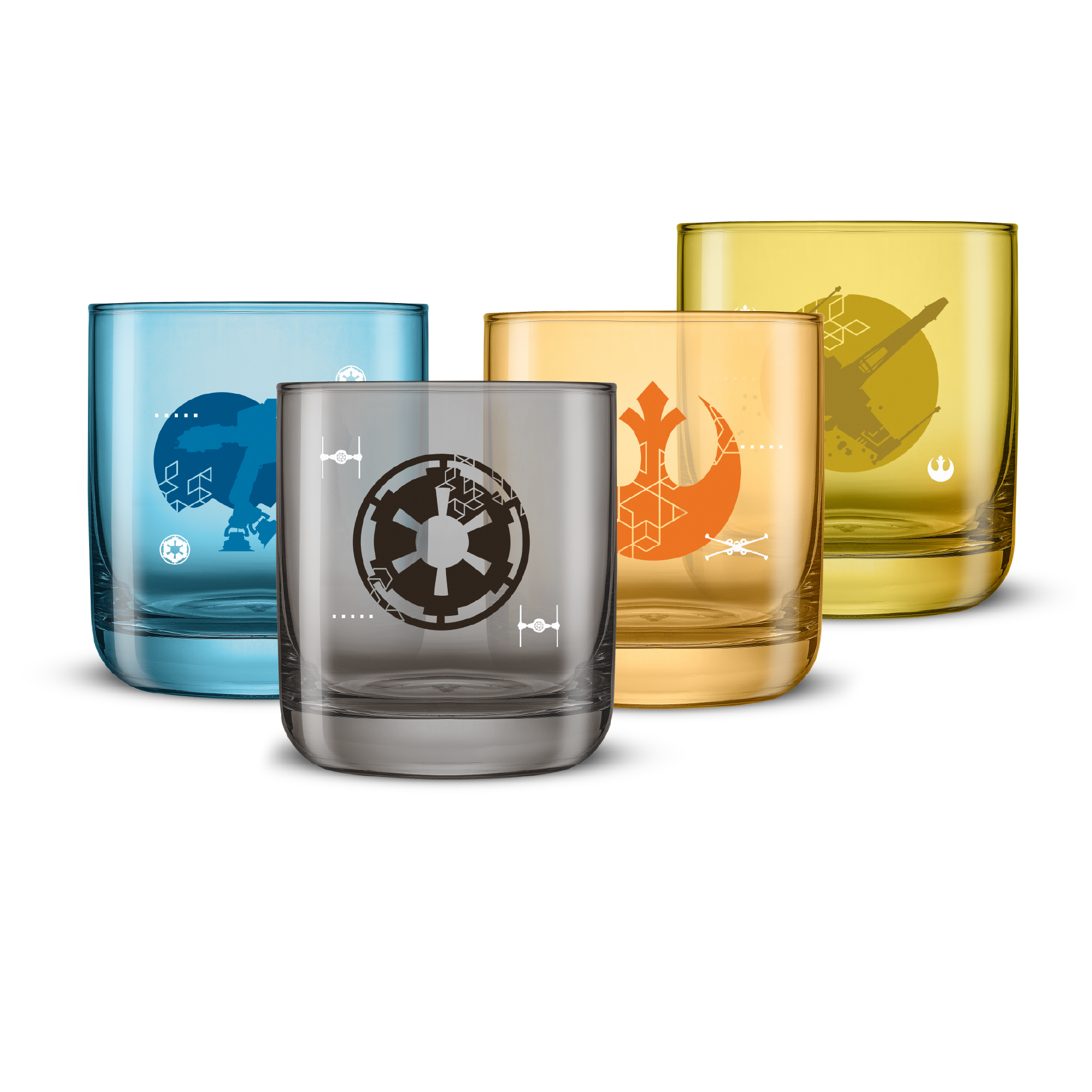 joyjolt-star-wars-galactic-icons-short-glasses-set-of-4 image 1
