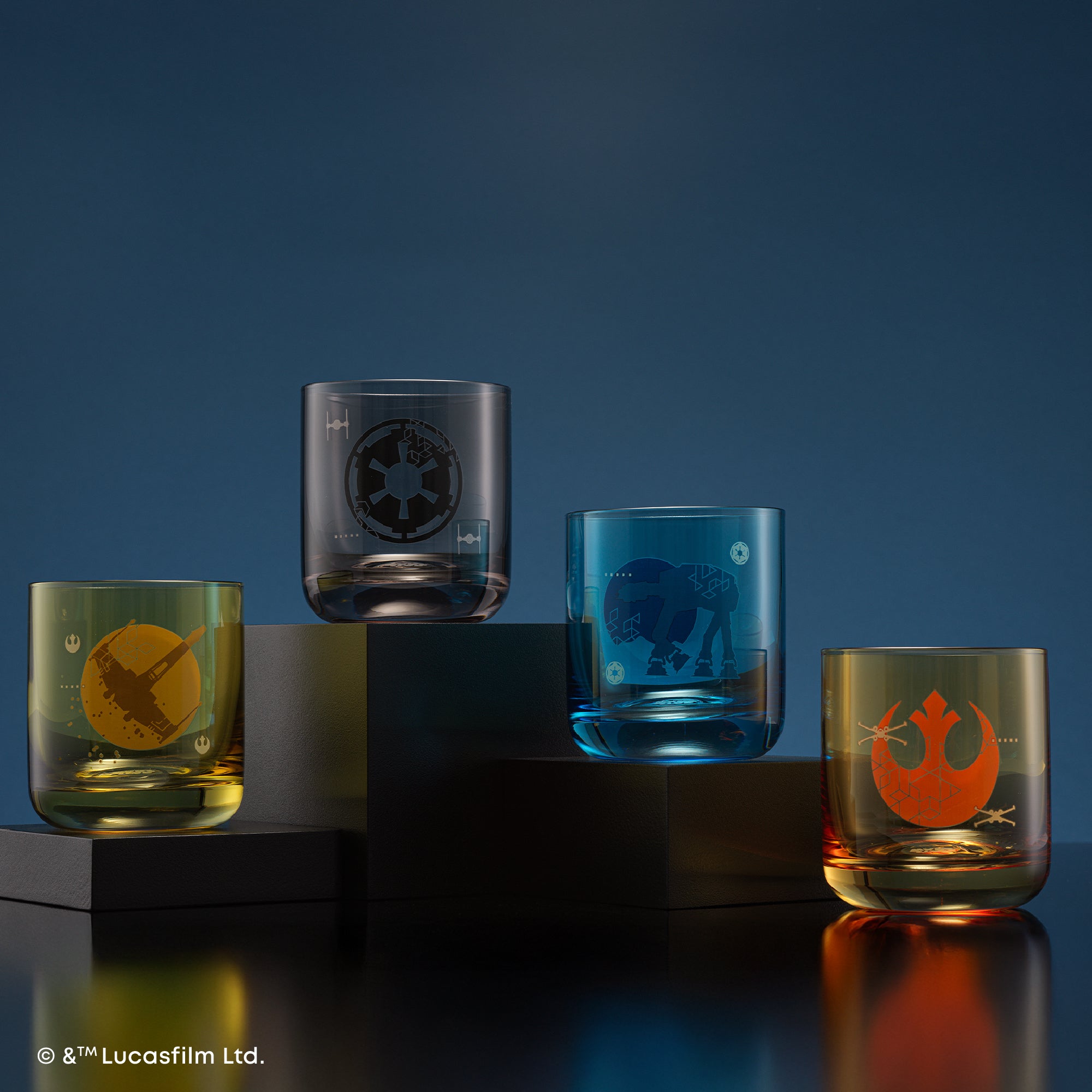 joyjolt-star-wars-galactic-icons-short-glasses-set-of-4 image 2