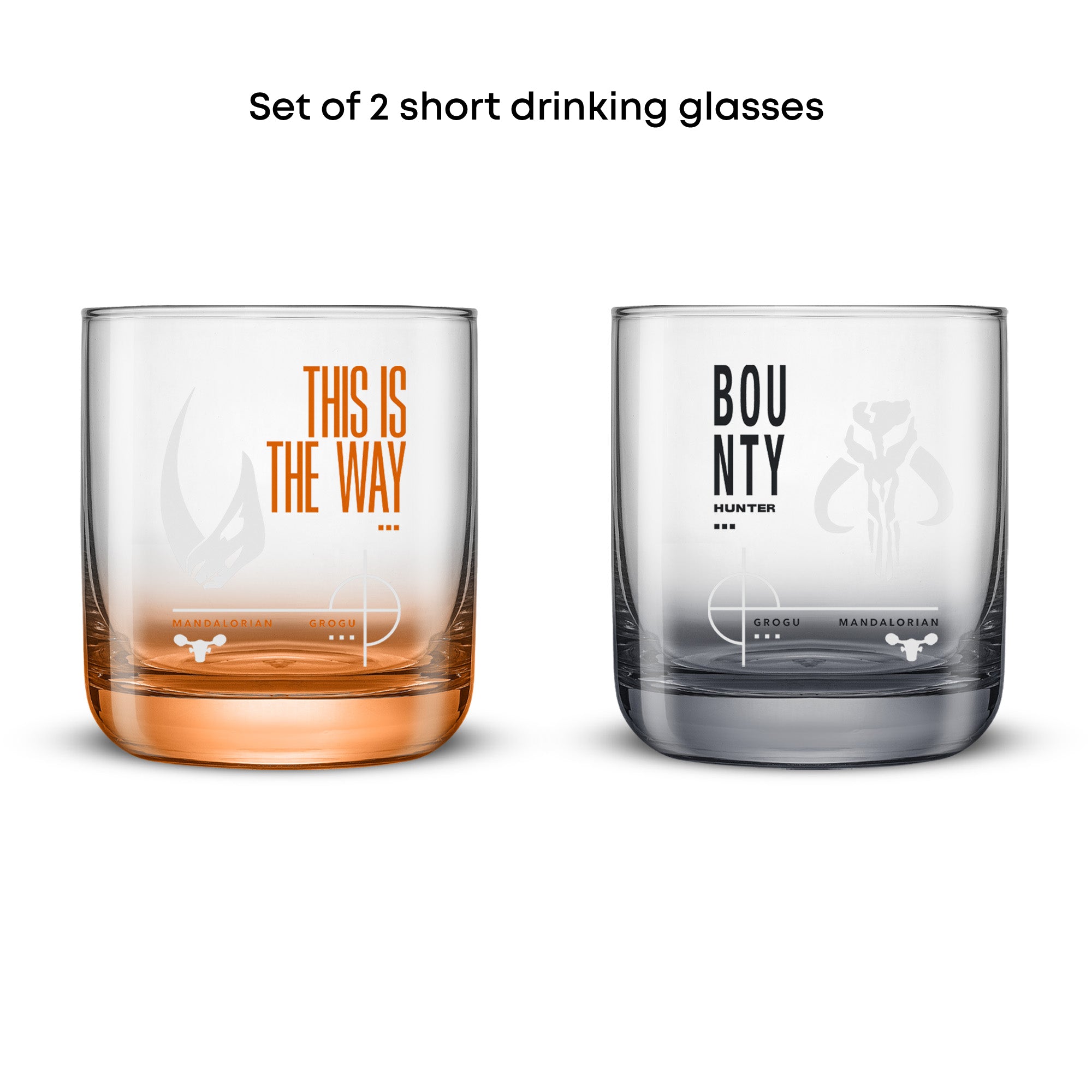 joyjolt-star-wars-bounty-mandalorian-short-drinking-glasses-10-oz-set-of-2 image 5
