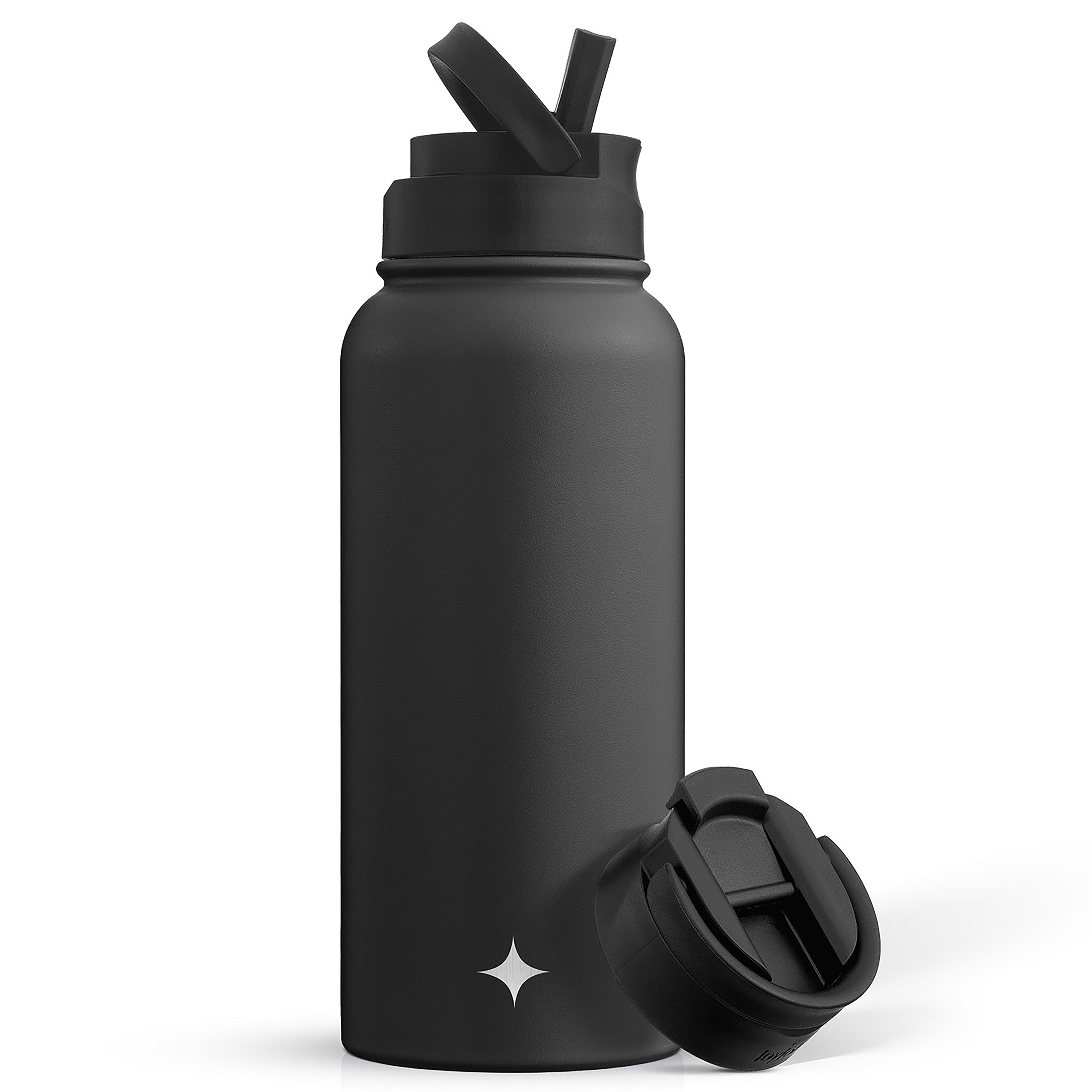 joyjolt-stainless-steel-water-bottle-32-oz-double-wall-vacuum-insulated-flip-lid image 1