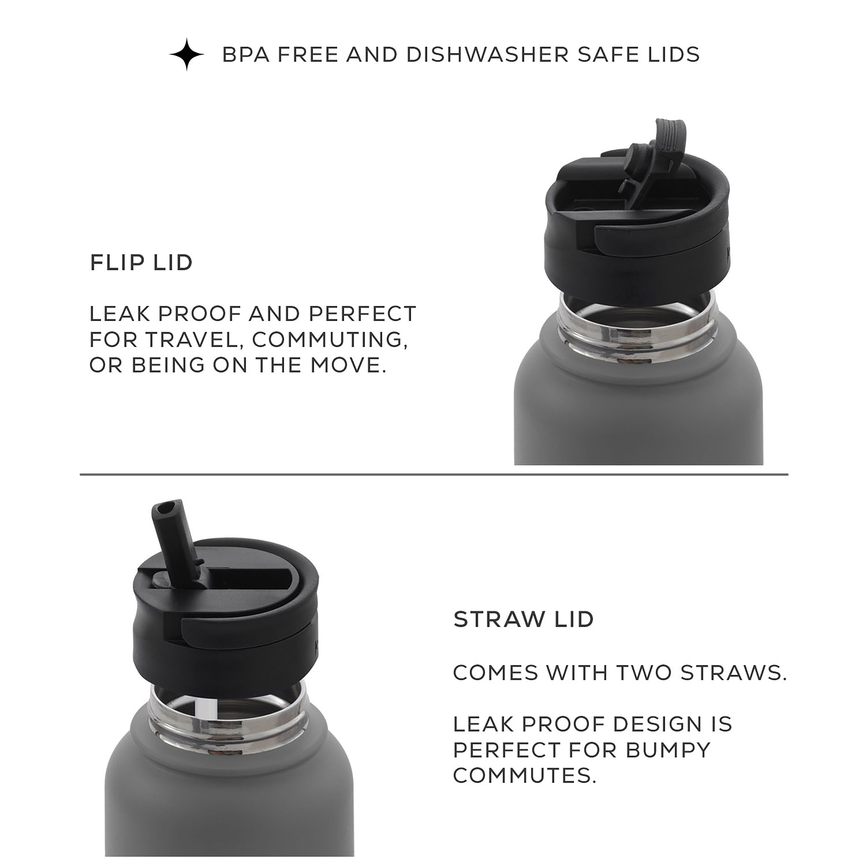 joyjolt-stainless-steel-water-bottle-32-oz-double-wall-vacuum-insulated-flip-lid image 5