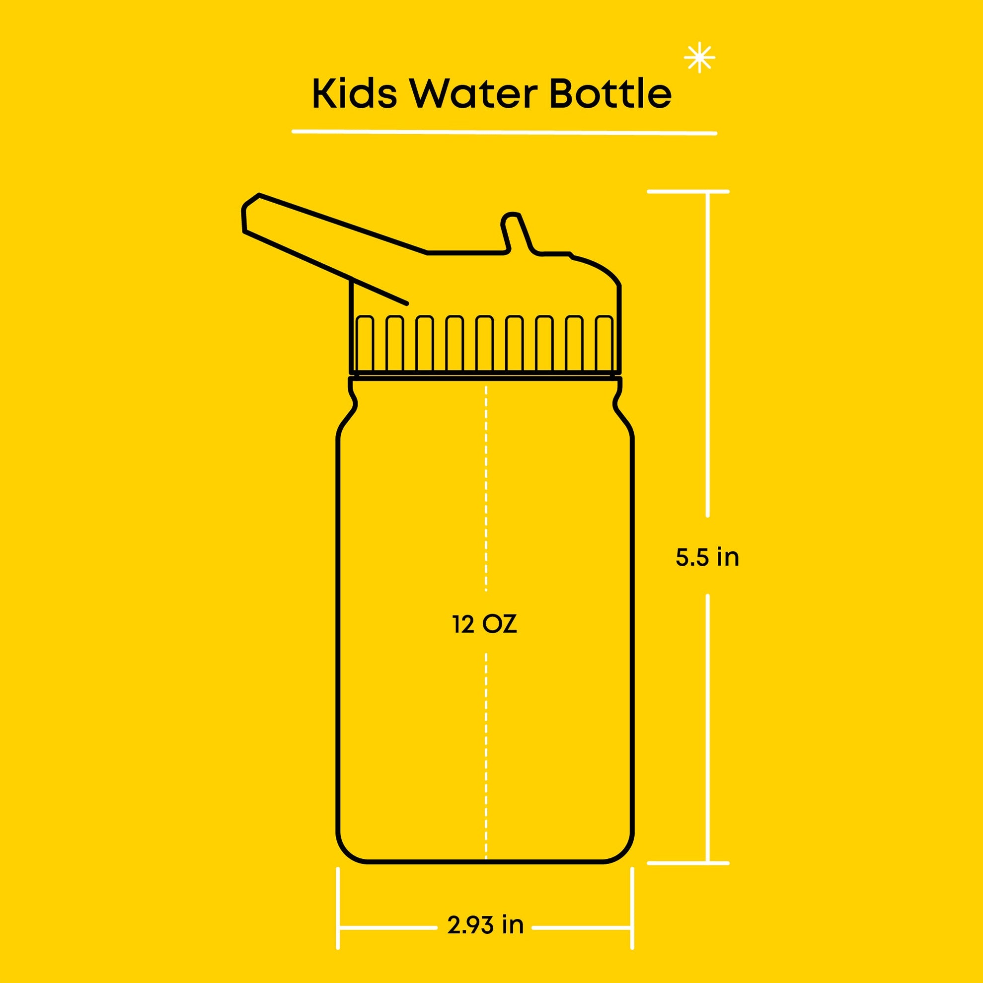 joyjolt-stainless-steel-kids-water-bottle-12-oz-leakproof-flip-straw image 7