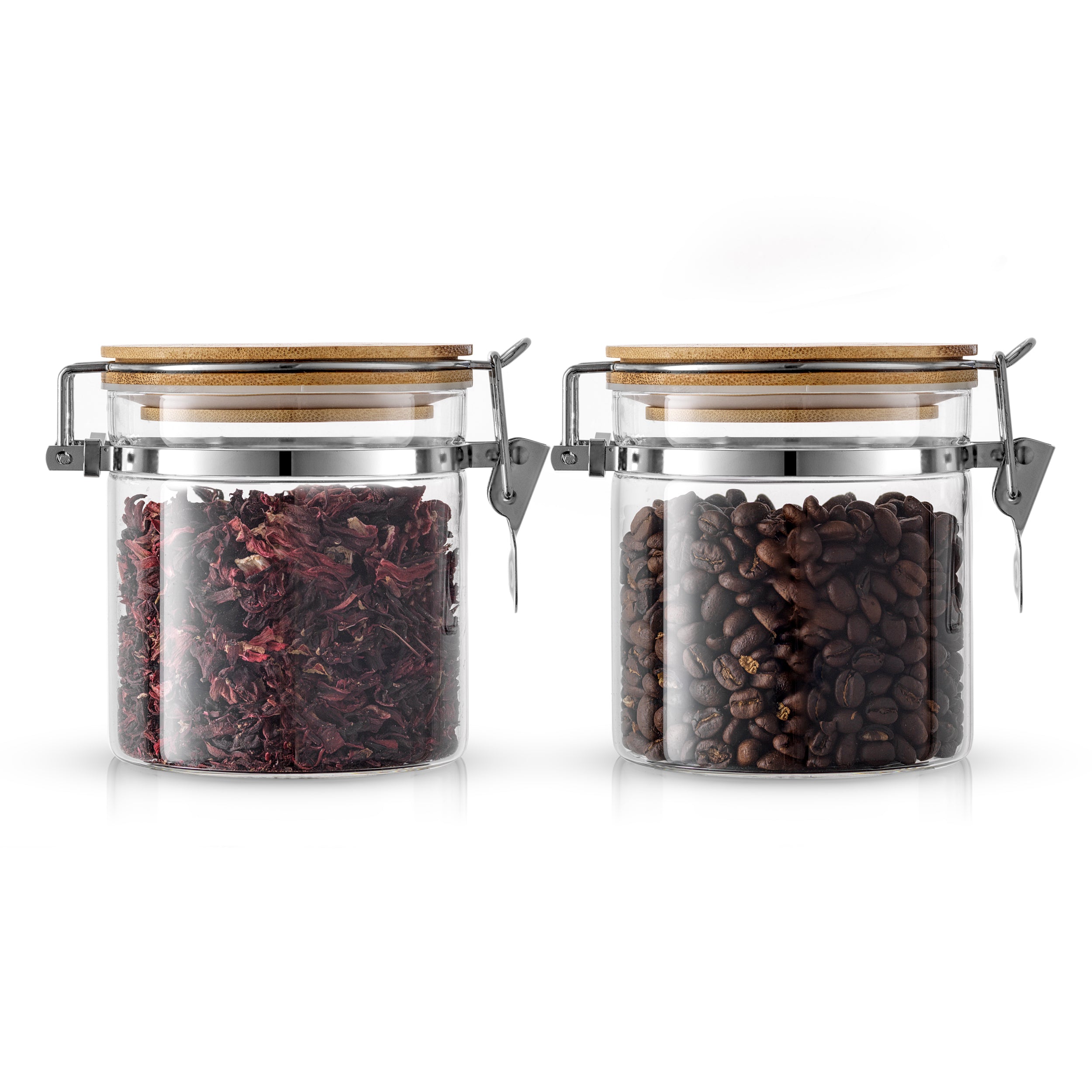 joyjolt-3-piece-airtight-glass-storage-jar-set-with-bamboo-clamp-lids image 7