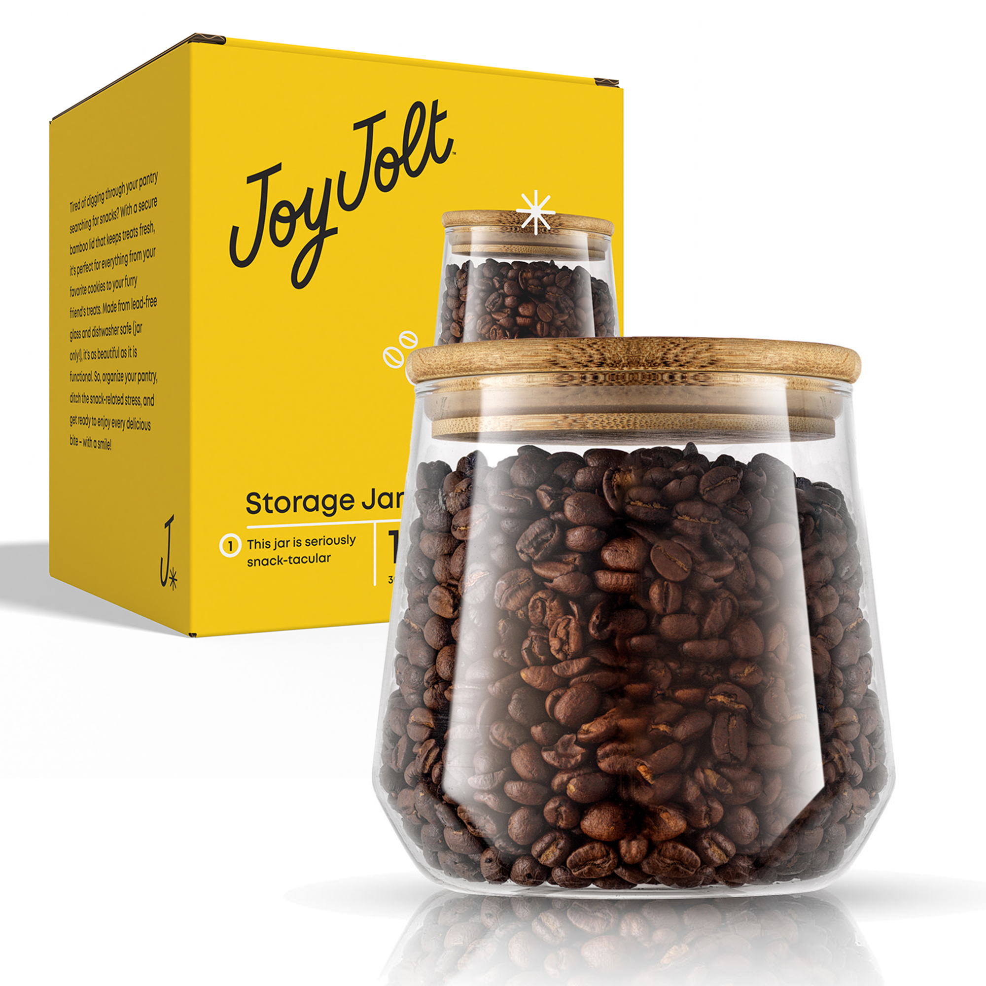 joyjolt-glass-jar-with-airtight-bamboo-lid-30-oz image 8
