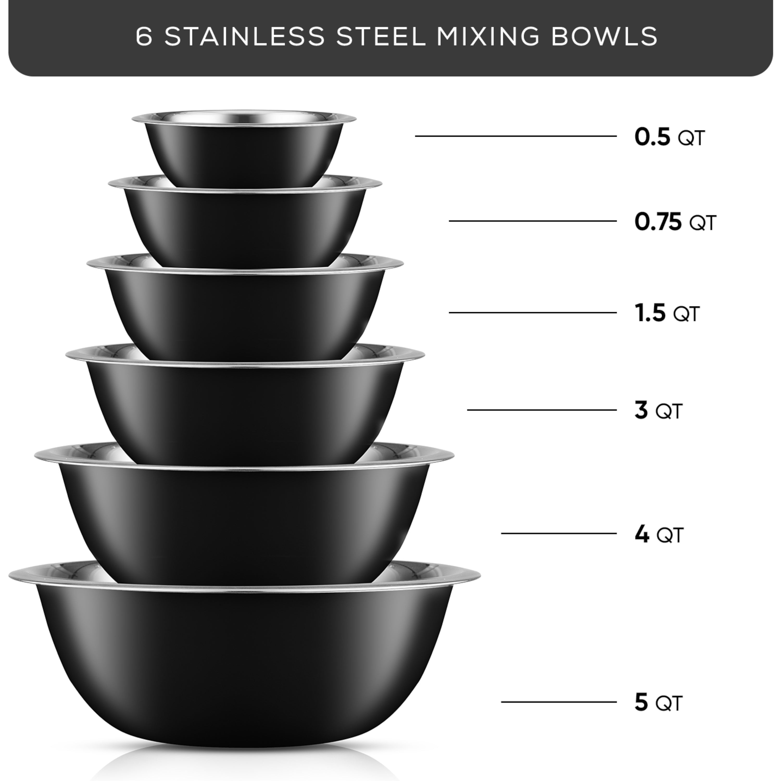 joyjolt-stainless-steel-mixing-bowl-set-6-nesting-bowls-5-qt-to-0-5-qt-in-assort image 8