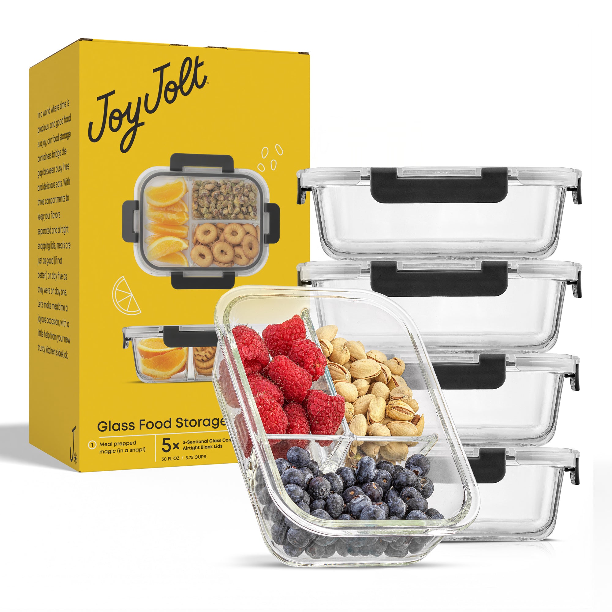 joyjolt-3-compartment-meal-prep-glass-food-storage-container-set image 8