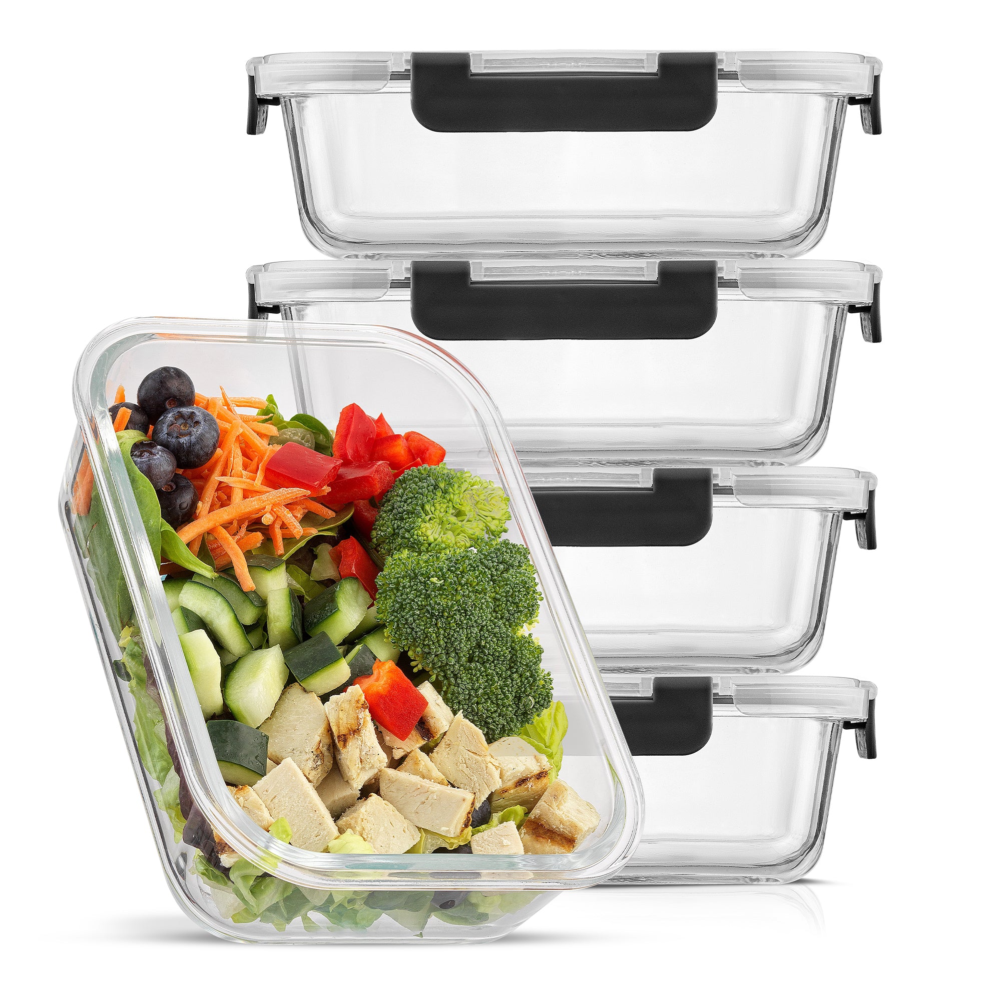 joyjolt-meal-prep-food-storage-containers-set-of-10-borosilicate-glass-with-leak image 1