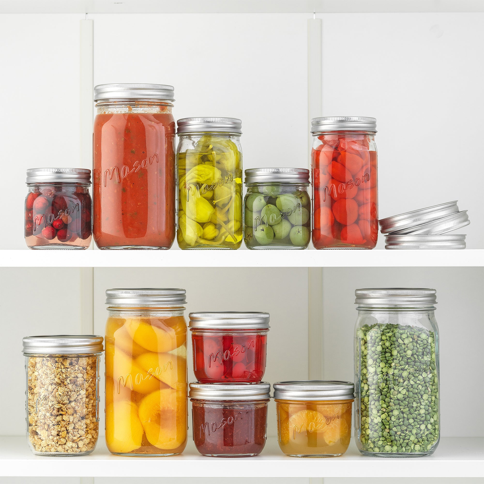 joyjolt-mason-jars-with-airtight-lids-chalk-labels-measurement-markings-set-of-6 image 2