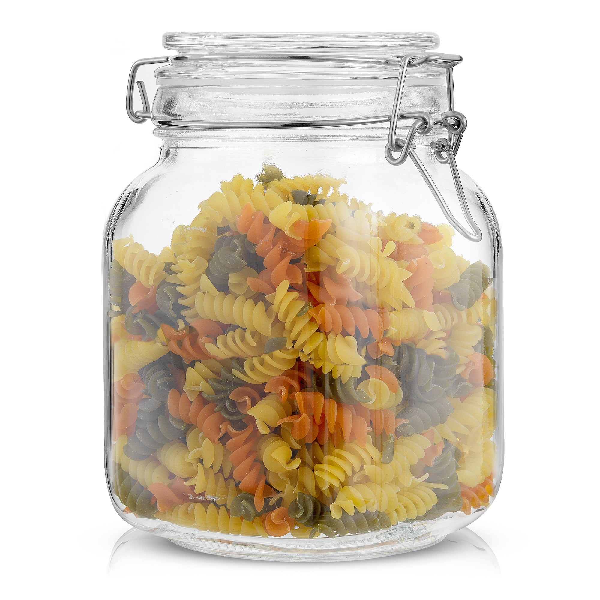 joyjolt-airtight-glass-food-storage-jars-with-silicone-seal-lids-set-of-3-64-oz- image 3