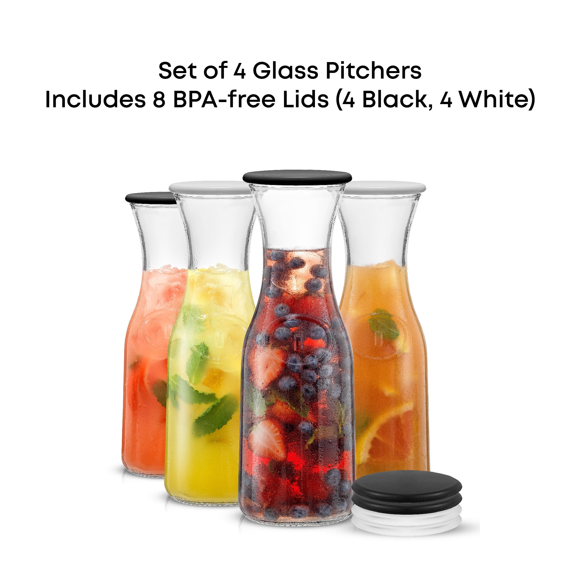 joyjolt-hali-glass-carafe-set-of-4-with-lids image 6