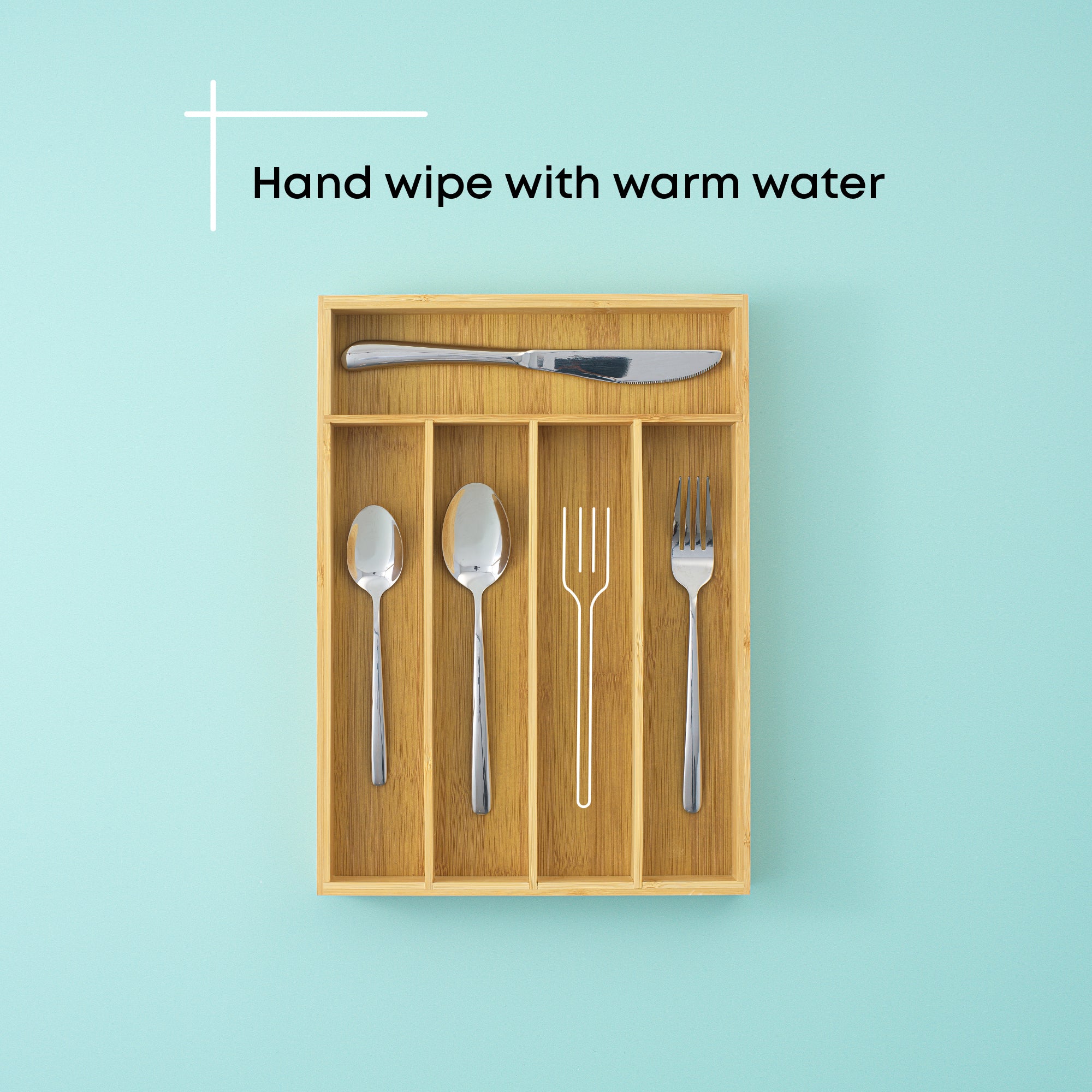 joyjolt-5-compartment-bamboo-drawer-organizer image 4