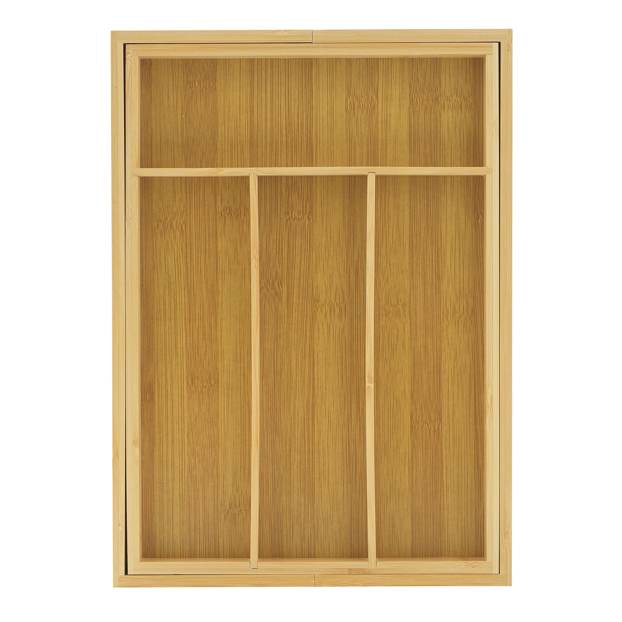 joyjolt-expandable-bamboo-drawer-organizer-4-to-6-slots image 5