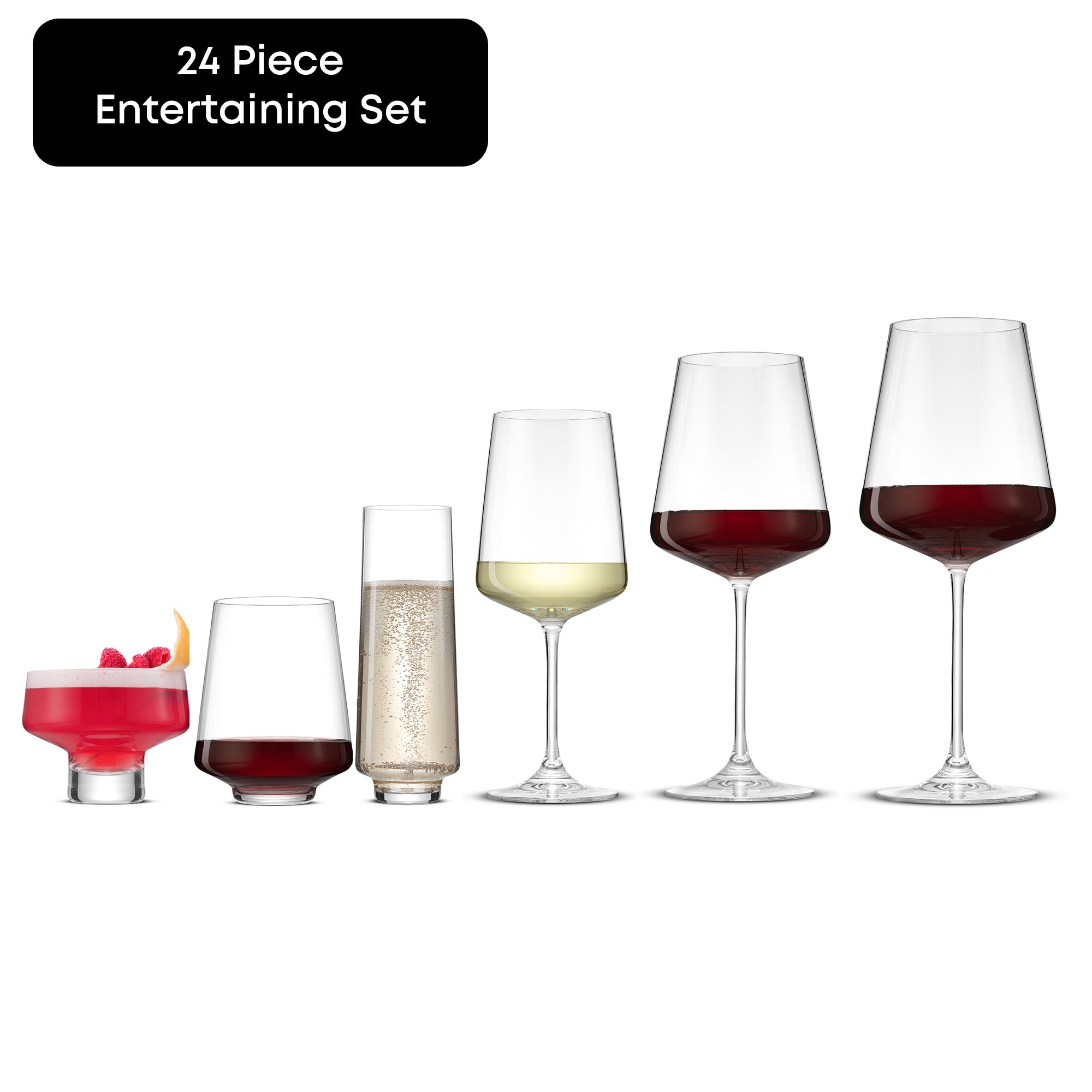 joyjolt-sidney-24-piece-crystal-glassware-entertaining-set image 1